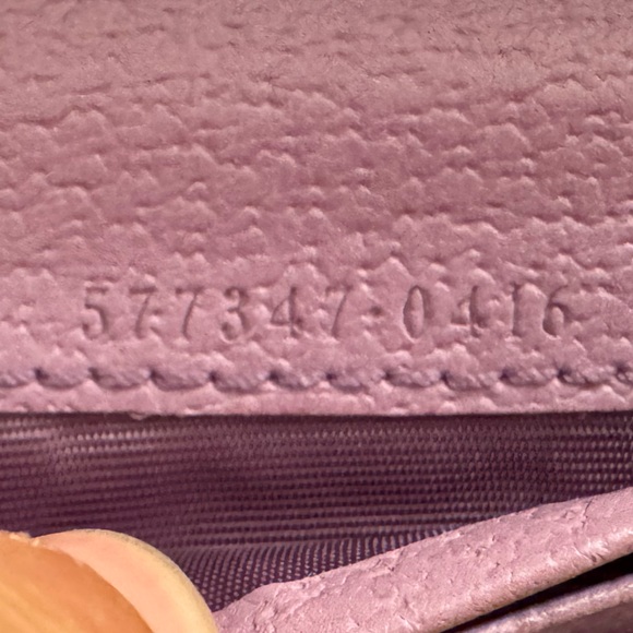Gucci purple floral canvas wallet - Picture 9 of 15